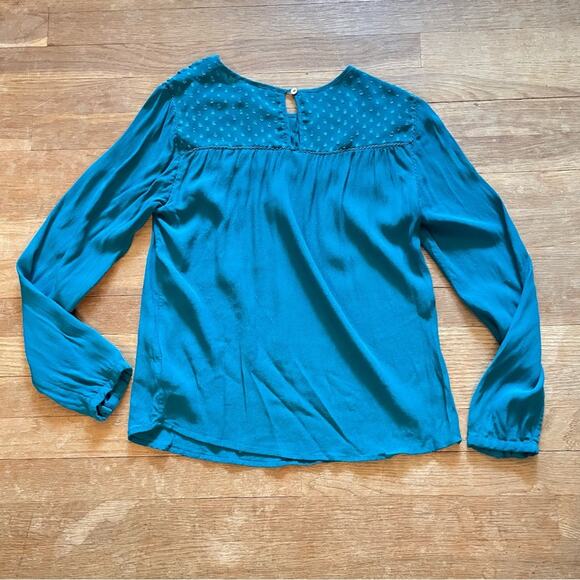 Meadow Rue long sleeve blouse shirt top size small S b25 - Picture 4 of 4